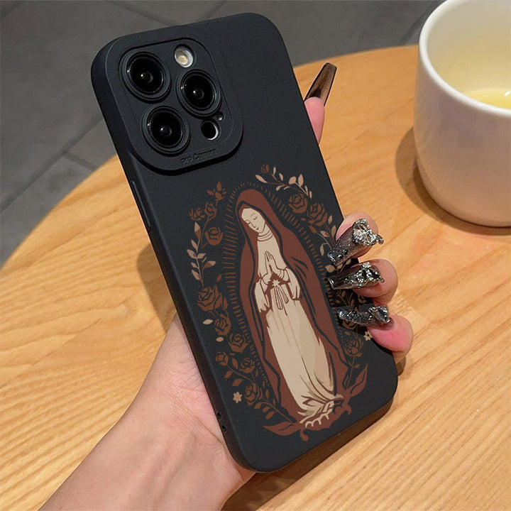 Christianartworkshop Elegant Shining Faith Virgin Mary Phone Case: Catholic Devotion Gift - image 10