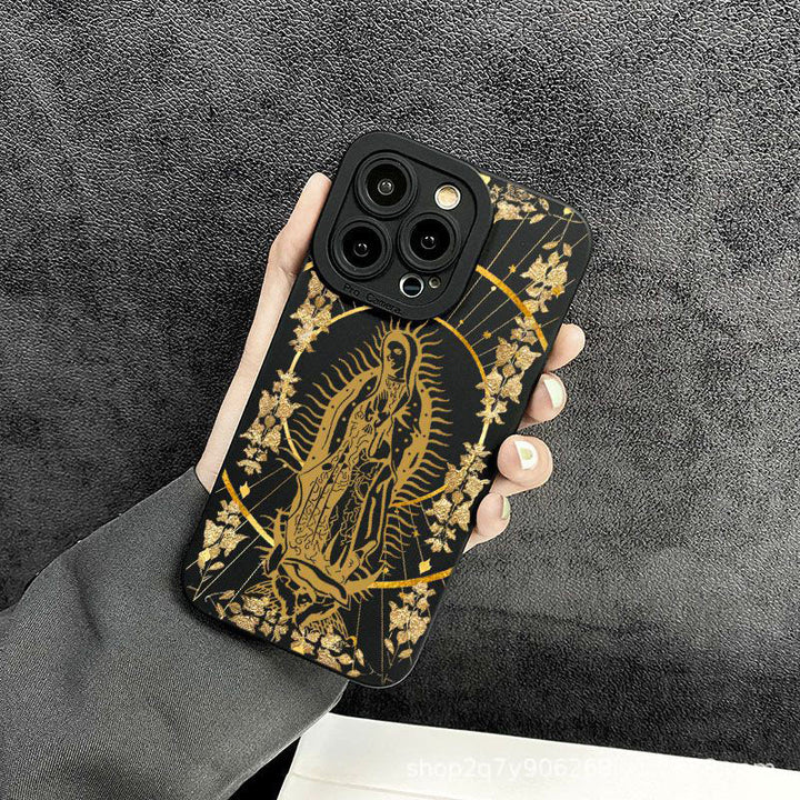 Christianartworkshop Elegant Shining Faith Virgin Mary Phone Case: Catholic Devotion Gift - image 6