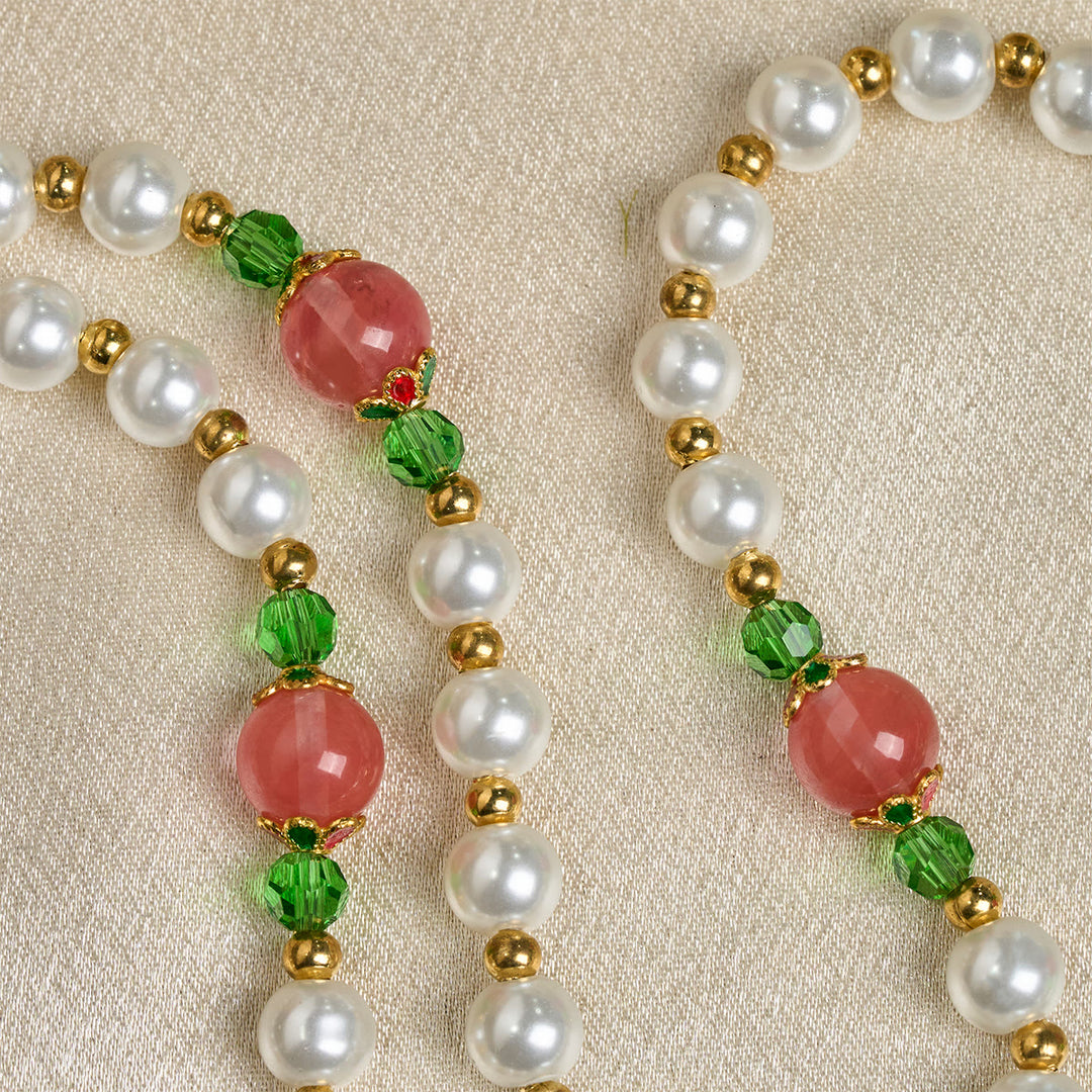Christianartworkshop Floral Grace Our Lady Rosary with Pink & Purple Beads Accents - image 9