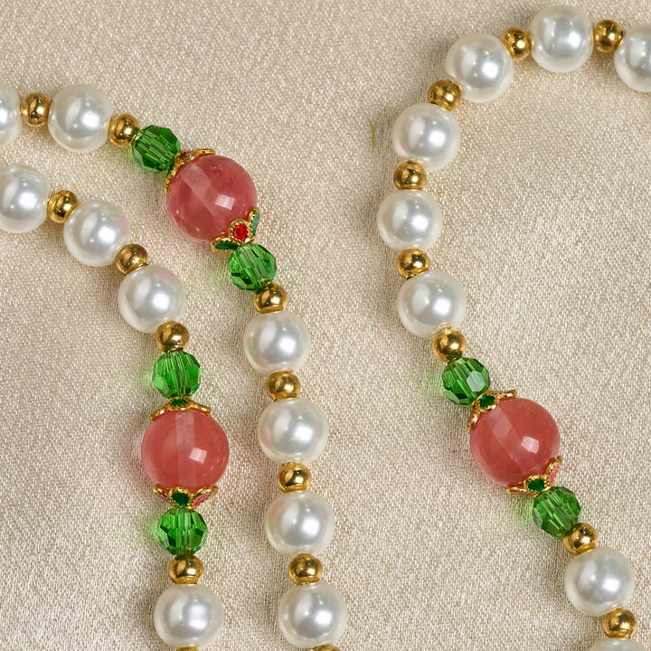 Christianartworkshop Floral Grace Our Lady Rosary with Pink & Purple Beads Accents - image 9