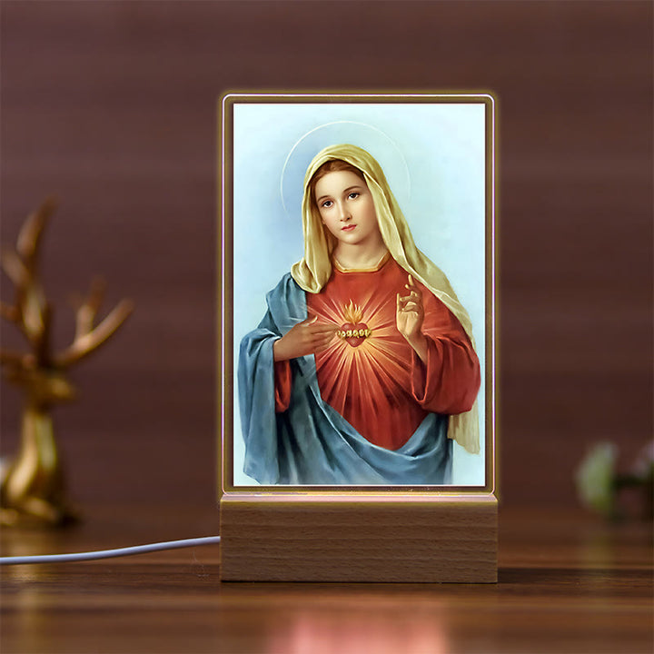 Christianartworkshop Sacred Art Religious Icon Warm Glow Night Light: Carry Presence Every Night - D - image 3