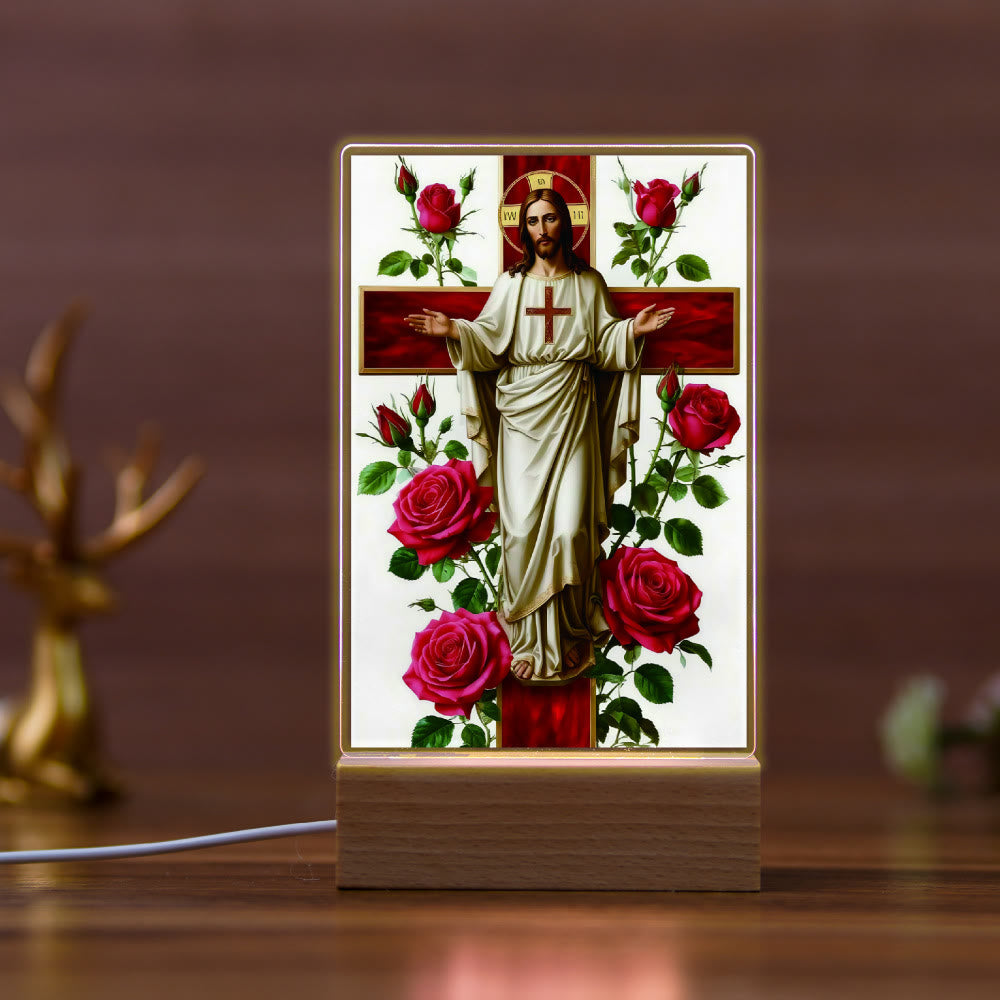 Christianartworkshop Jesus & Mary Religious Night Light: Inherit Blessed Spiritual Legacy - F - image 5