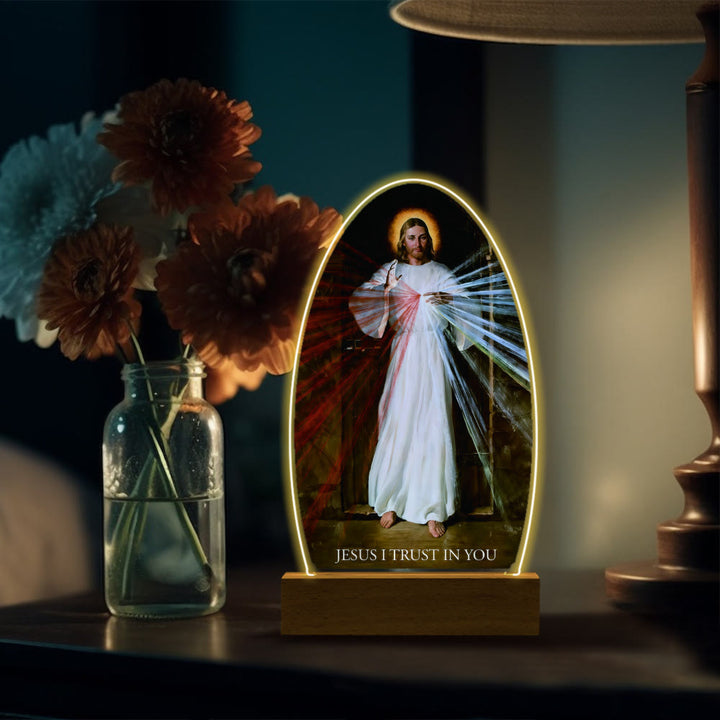 Christianartworkshop Blessed Christian Saints Night Light: Evening Companion for Reflection - B - image 5