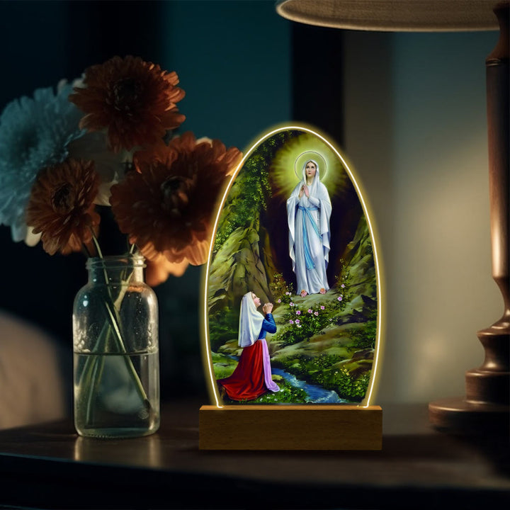 Christianartworkshop Blessed Christian Saints Night Light: Evening Companion for Reflection - M - image 16