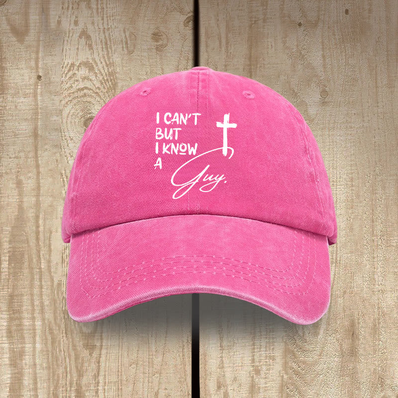 Christianartworkshop I Can't He Can Jesus Cross Everyday Faith Washed Cotton Hat - Rose - image 13