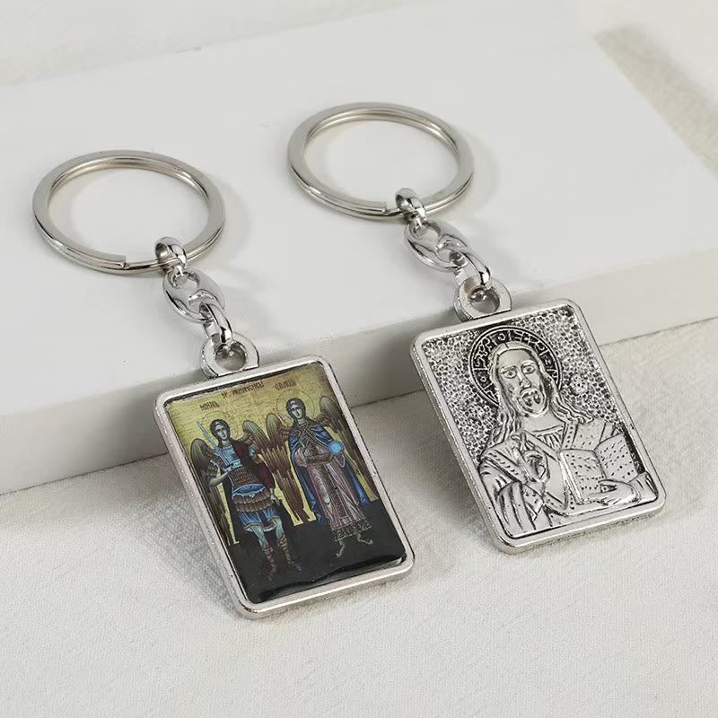 Christianartworkshop Artistic Religious Double - Sided Keychain: A Unique Expression of Divine Connection - Angel - image 11