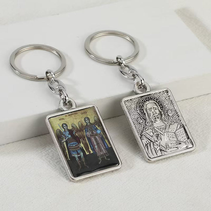 Christianartworkshop Artistic Religious Double - Sided Keychain: A Unique Expression of Divine Connection - Angel - image 11