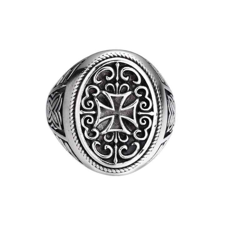 Christianartworkshop Artistic Silver Filigree Cross Ring: A Unique Blend of Art and Belief - image 4