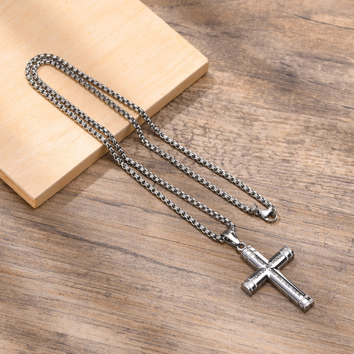 Christianartworkshop Multi - Color Cross Necklace with Scripture: Personalized Faith Wear - image 2