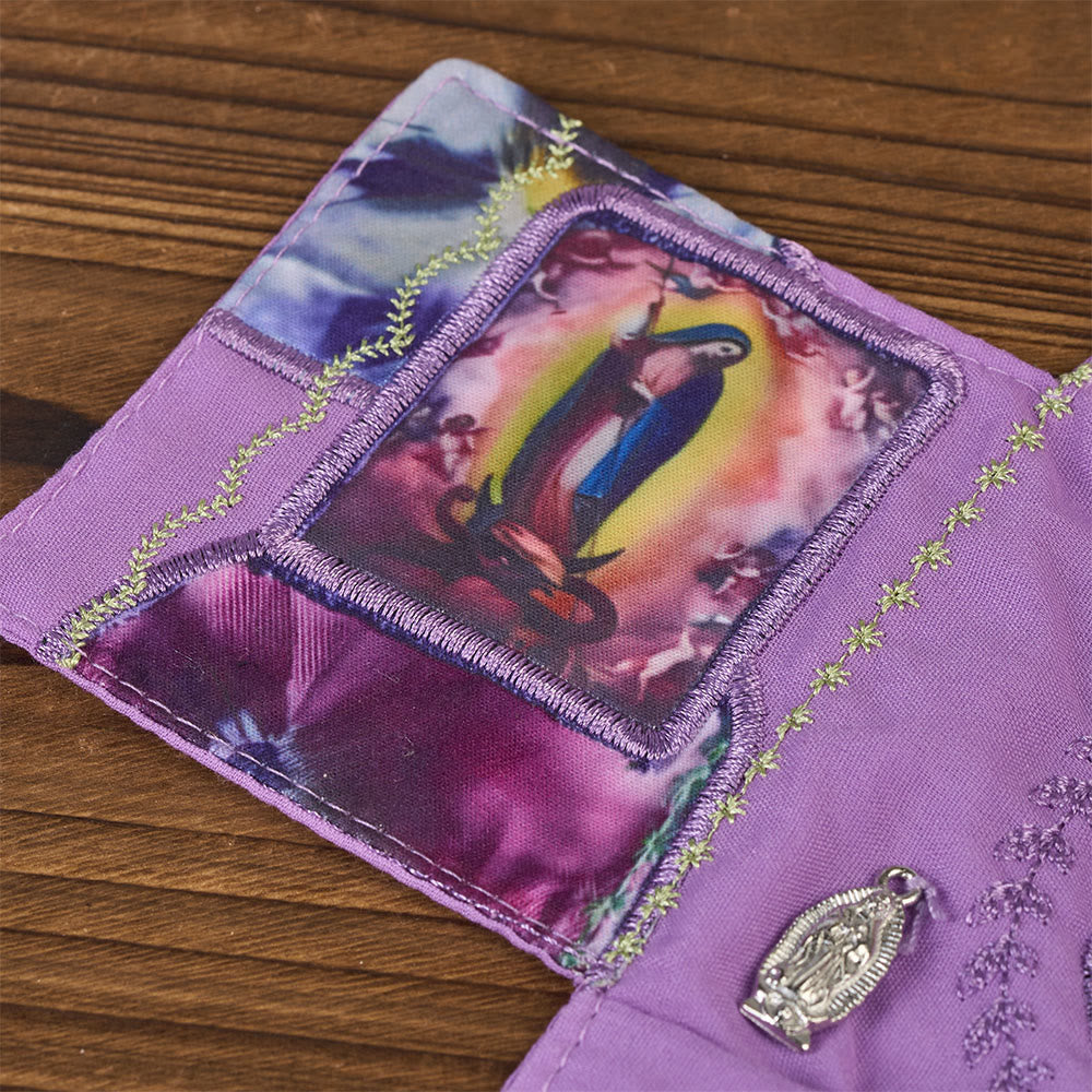 Christianartworkshop Handmade Embroidered Fabric Cross with Charms: A Rare Fusion of Craftsmanship and Faith - image 22