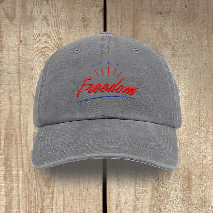 Christianartworkshop Everyday Faith-Inspired Freedom Washed Hat - Grey - image 6