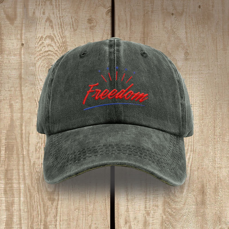 Christianartworkshop Everyday Faith-Inspired Freedom Washed Hat - Army Green - image 7