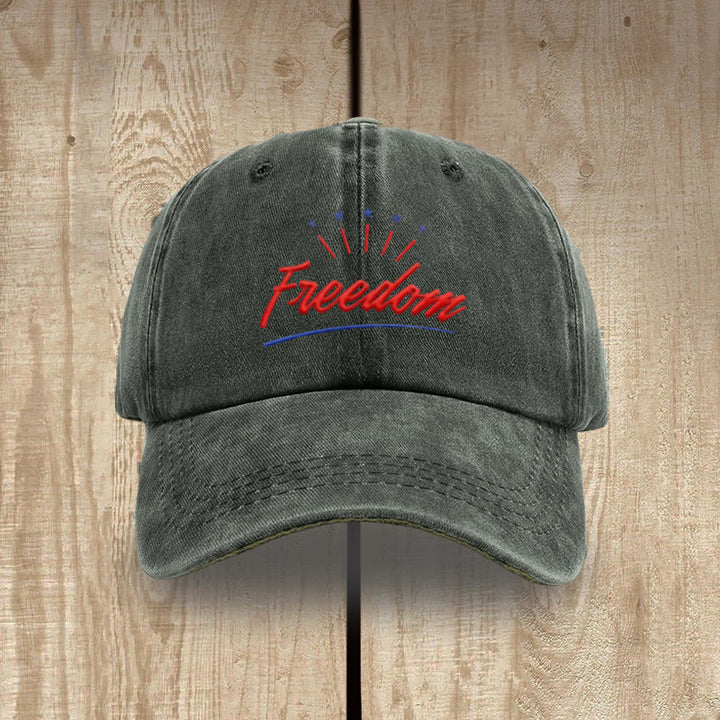 Christianartworkshop Everyday Faith-Inspired Freedom Washed Hat - Army Green - image 7