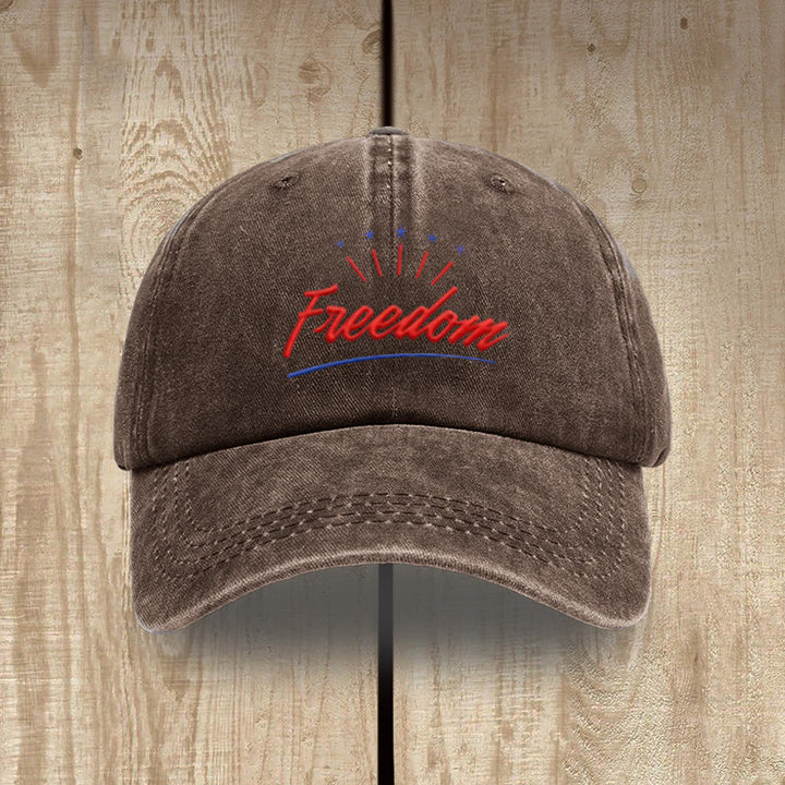 Christianartworkshop Everyday Faith-Inspired Freedom Washed Hat - Coffee - image 11