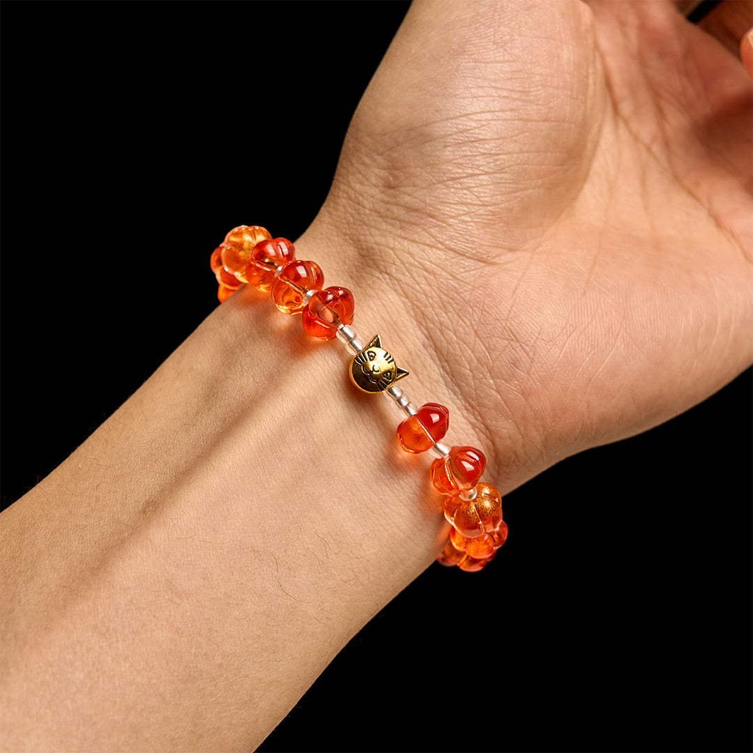 Christianartworkshop Pumpkin - Shaped Beads Rosary, Bracelet  - image 12