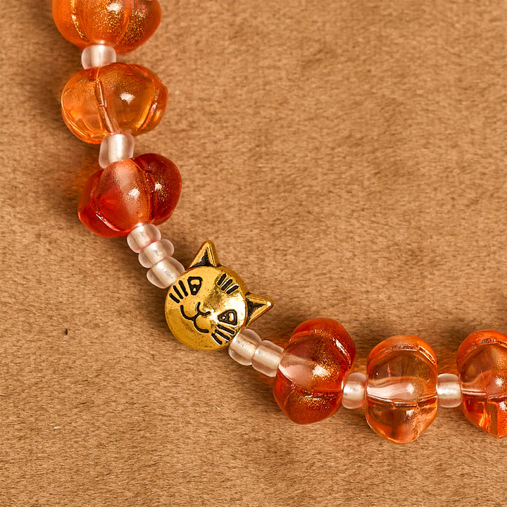 Christianartworkshop Pumpkin - Shaped Beads Rosary, Bracelet  - image 14