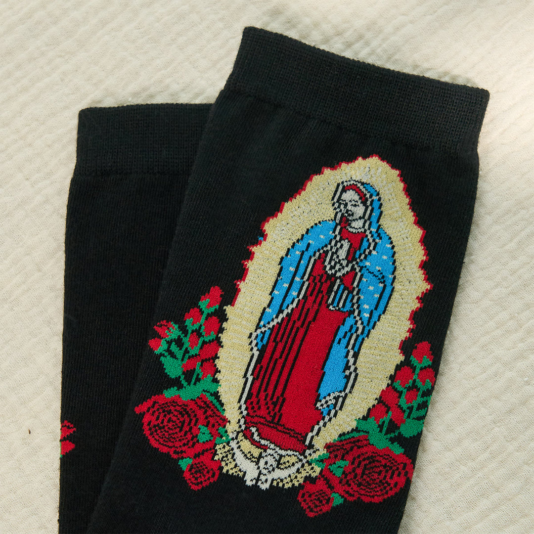 Christianartworkshop Faithful Our Lady of Guadalupe Unisex Socks Bringing Faith and Daily Blessings - image 2