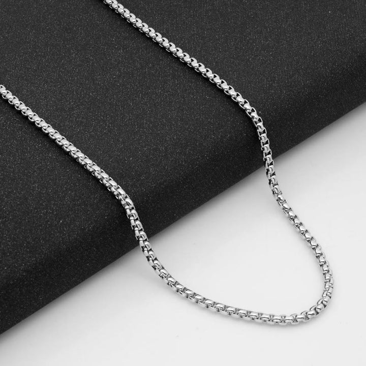 Christianartworkshop Bold Minimal Sterling Silver Cross Necklace in Square and Round Bar - image 6