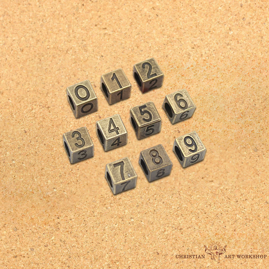 Christianartworkshop Military - Style Paracord Rosary: Silver-Toned Beads & Brass JESUS - image 11