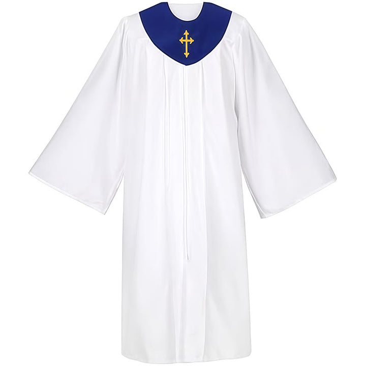 Christianartworkshop Divine Clergy Robe for Religious Services - Cross Accent Yoke - image 10