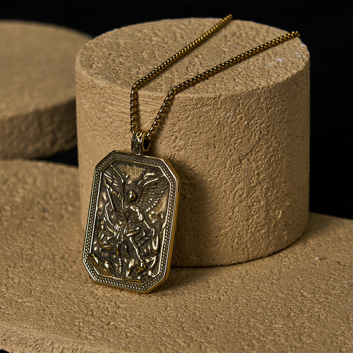 Christianartworkshop St. Michael Guardian and Grace Blessing Set for Pocket Prayer & Reflection - image 10