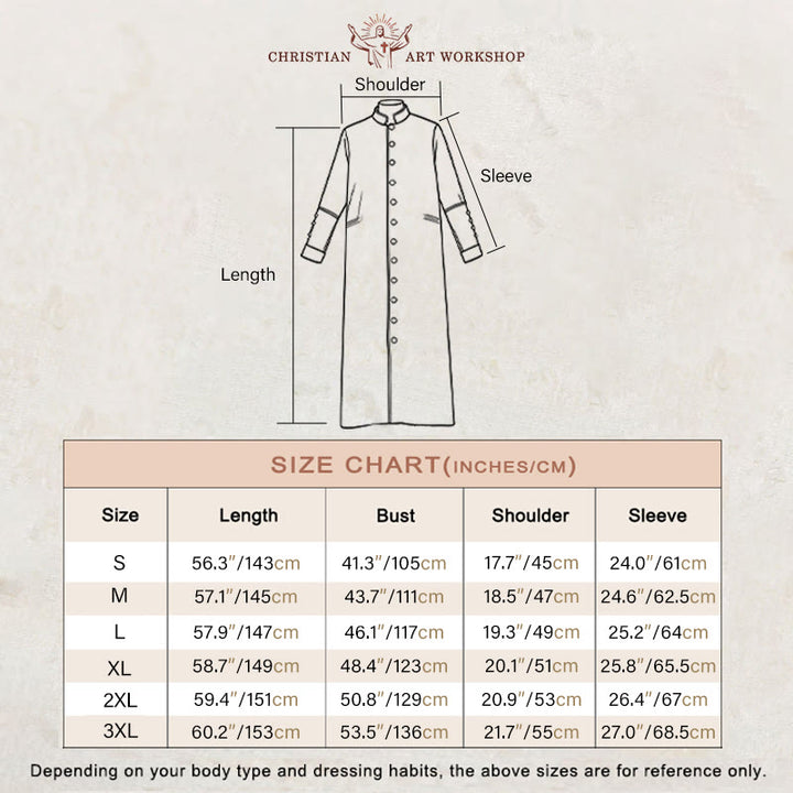 Christianartworkshop Classic Multicolor Clergy Robe with Contrast Trim & Medieval Elegance - image 1