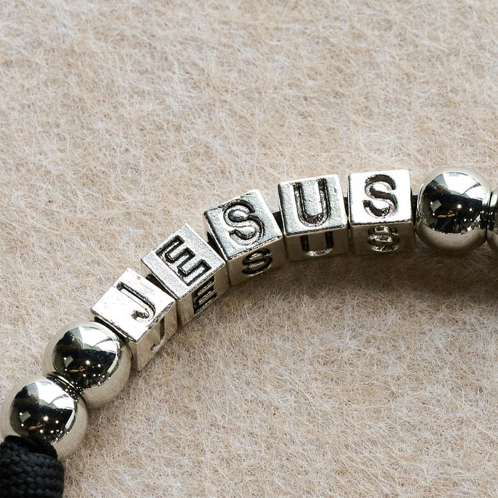 Christianartworkshop Battle Prayer Custom Rosary in Silver-Toned Beads & Personalized JESUS Letter - image 6