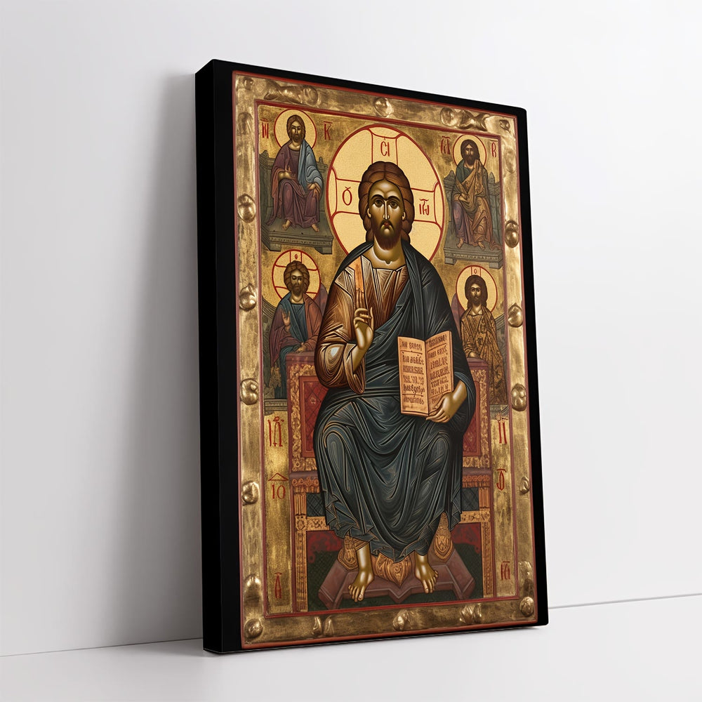 Christianartworkshop Christ Enthroned Art Prints: Holy Ambiance Creator for Spiritual Living - image 1