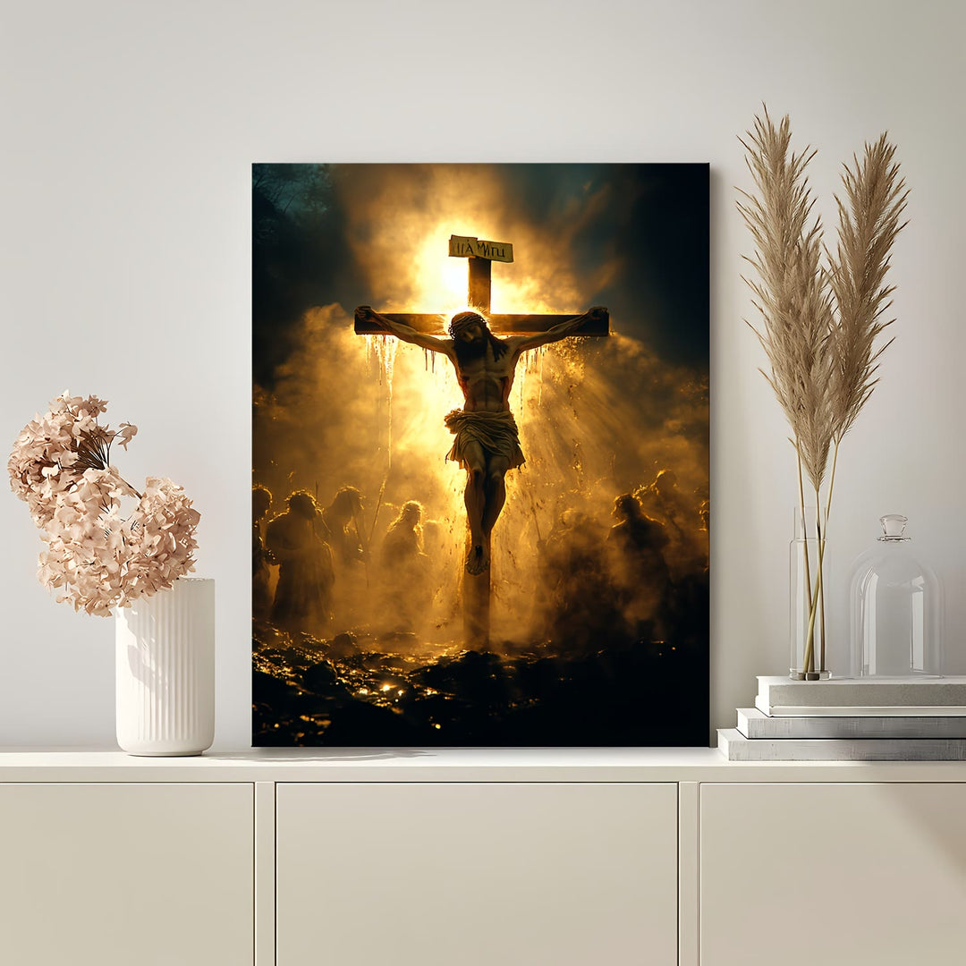 Christianartworkshop Crucifixion Daily Art Prints: Constant Devotion Reminder for Believing Homes - image 3