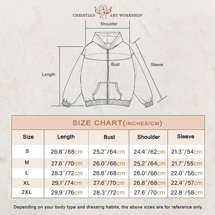 Christianartworkshop 3 Days Miracle Hooded Jacket: Resurrection Faith for Daily Wear - image 3