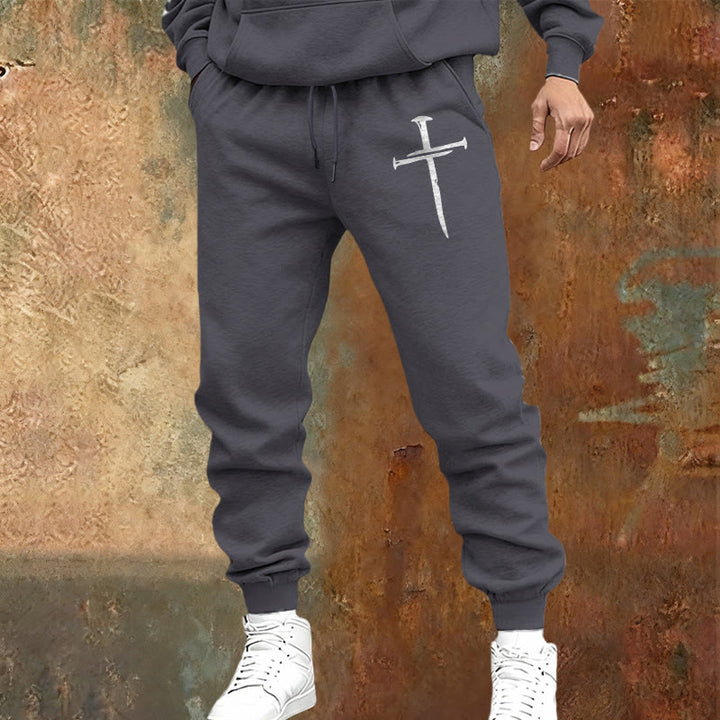 Christianartworkshop Sword Cross Sweatpants: Stylish Faith for Everyday Moments - image 1