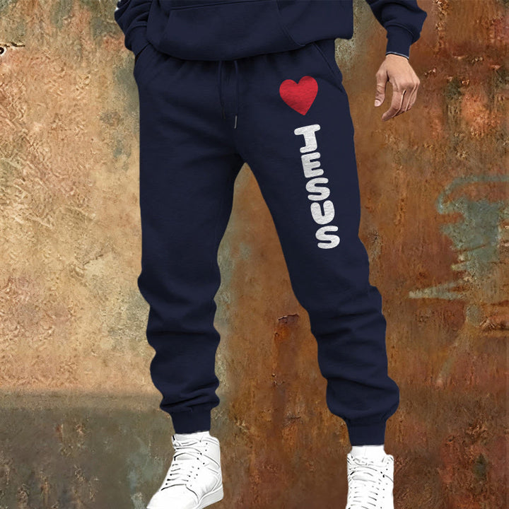 Christianartworkshop Heart for Jesus Sweatpants: Daily Wear with Faithful Affection - image 14