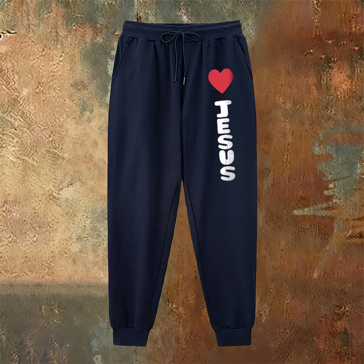 Christianartworkshop Heart for Jesus Sweatpants: Daily Wear with Faithful Affection - image 15