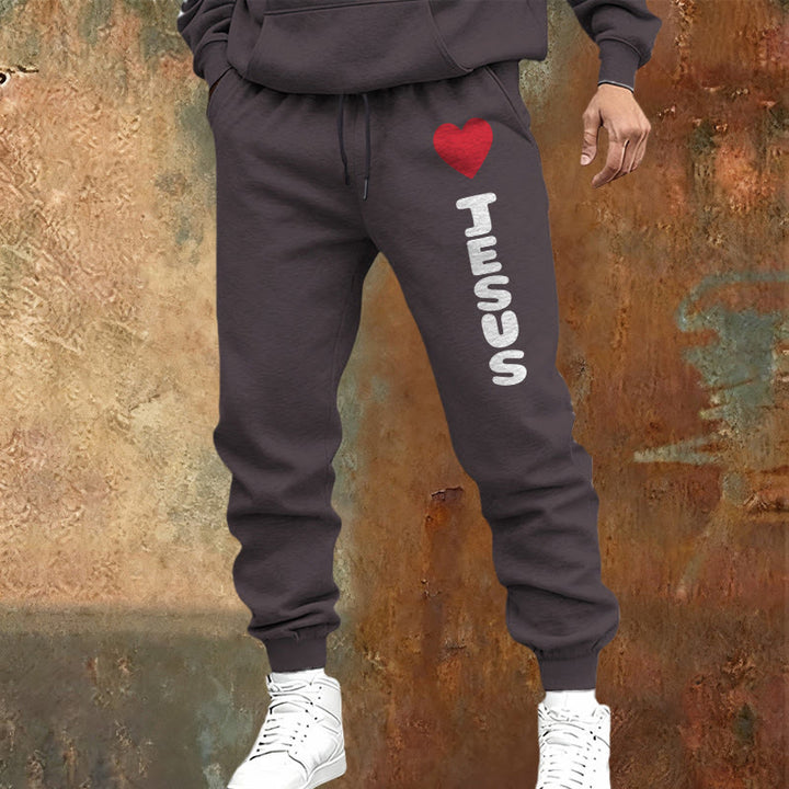 Christianartworkshop Heart for Jesus Sweatpants: Daily Wear with Faithful Affection - image 9
