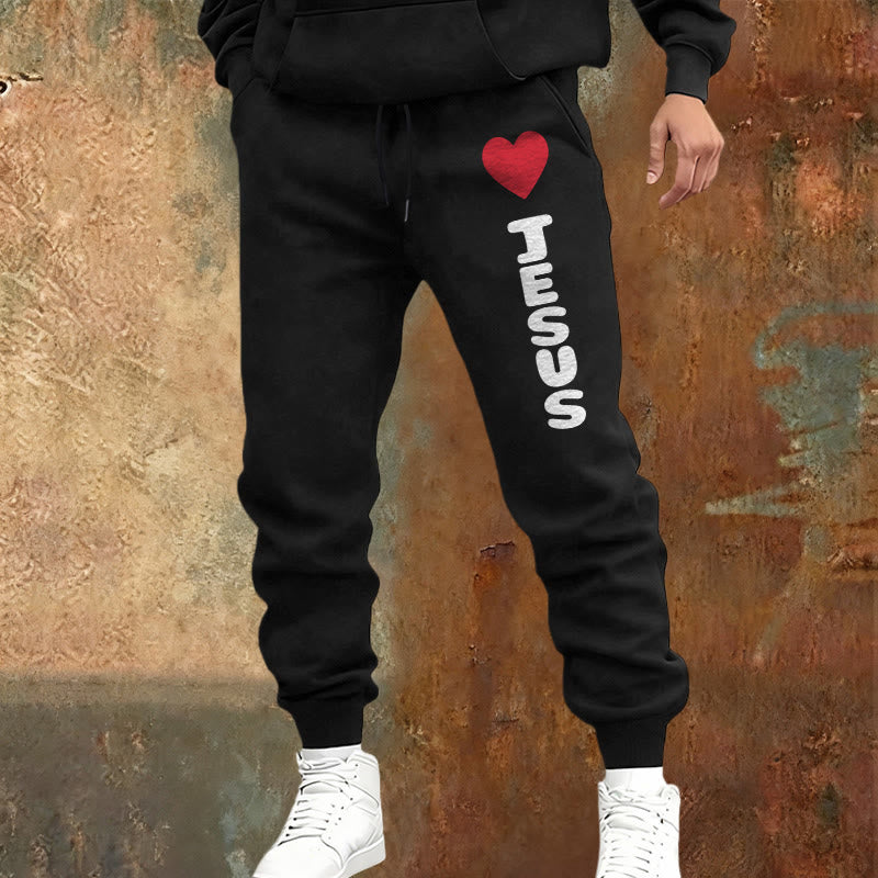 Christianartworkshop Heart for Jesus Sweatpants: Daily Wear with Faithful Affection - image 17