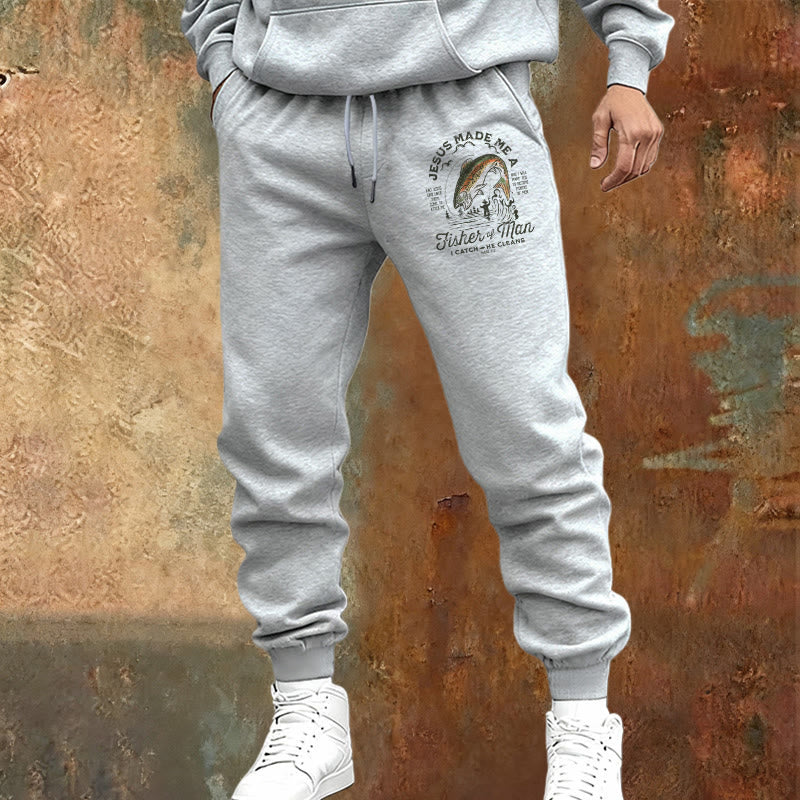 Christianartworkshop Fisher of Men Faith Sweatpants: Daily Wear with Spiritual Mission - image 1