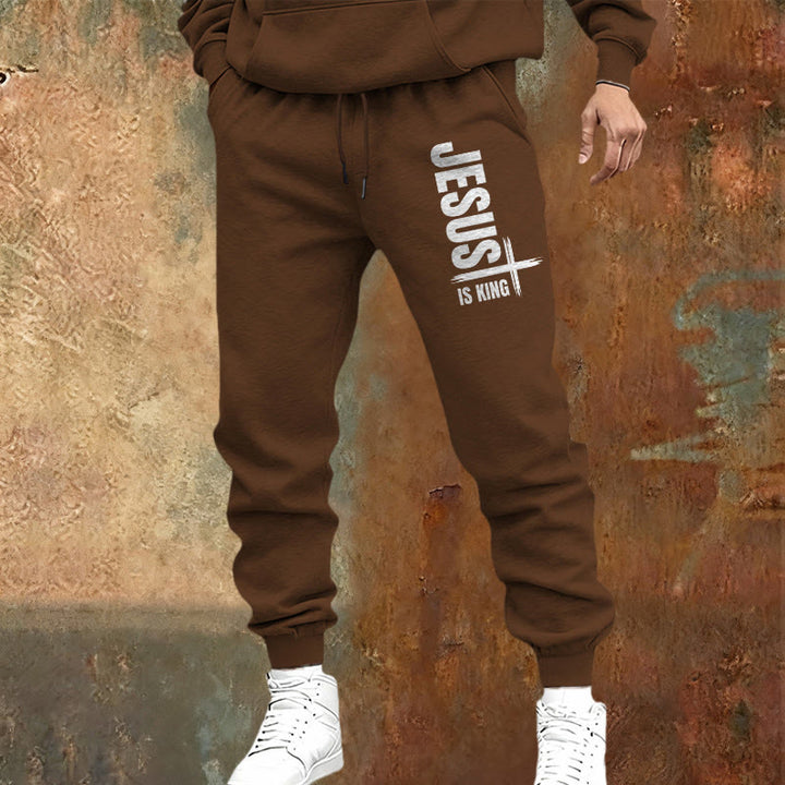 Christianartworkshop Jesus Is King Sweatpants: Daily Wear with Royal Faith - image 9