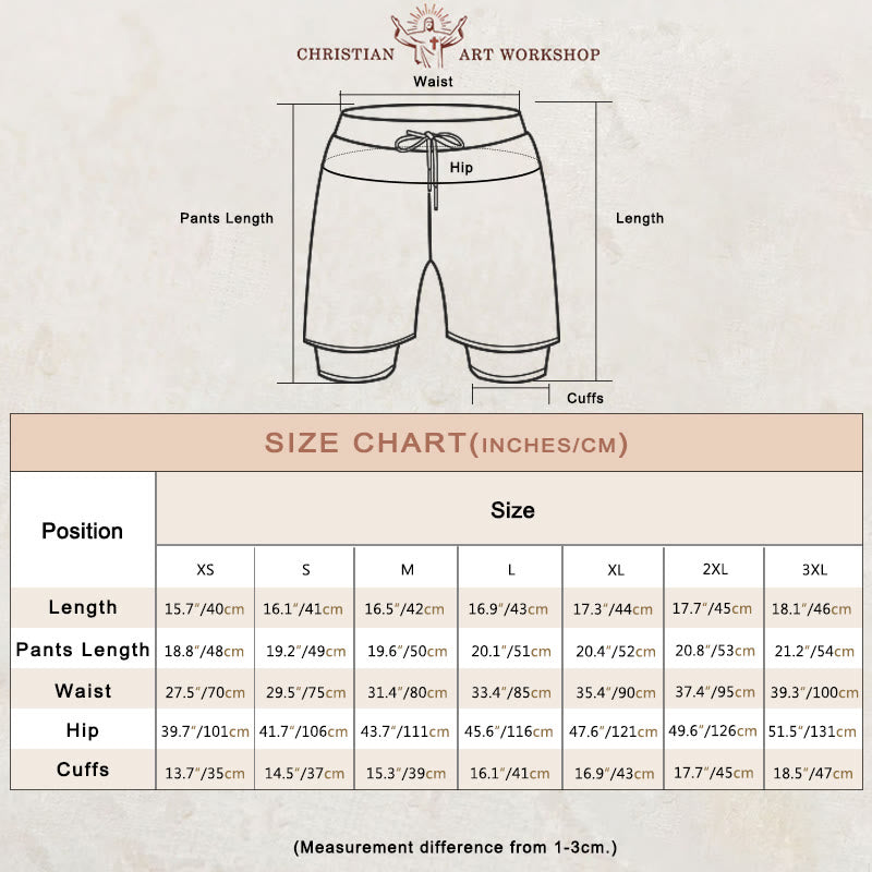 Christianartworkshop Ecclesiastes 3:8 Wings of War Performance Shorts - image 1
