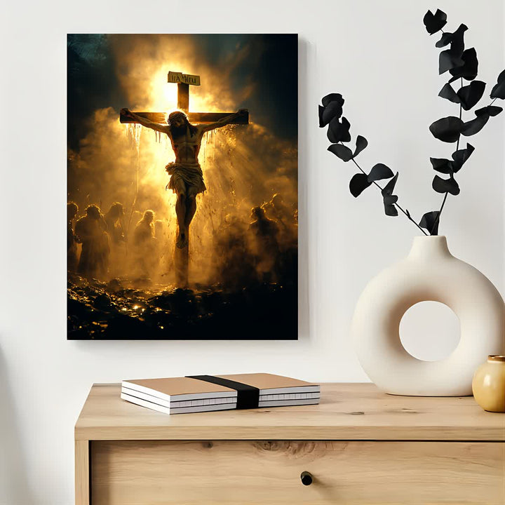 Christianartworkshop Crucifixion Daily Art Prints: Constant Devotion Reminder for Believing Homes - image 2