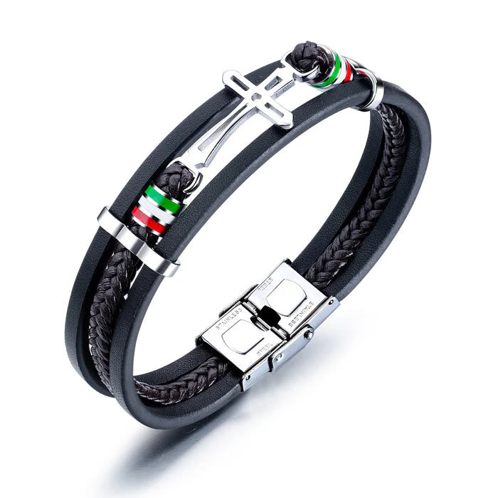 Christianartworkshop Cross Leather Bracelet: Rugged Faith & Stylish Devotion for Daily Wear - image 10