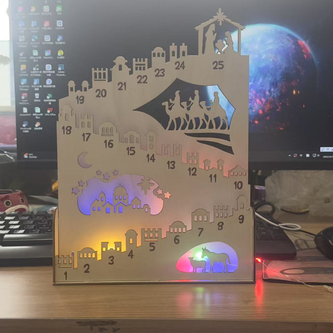 Christianartworkshop Nativity Advent Calendar: A Journey of Christmas Faith & Anticipation - Colorful Light - image 3