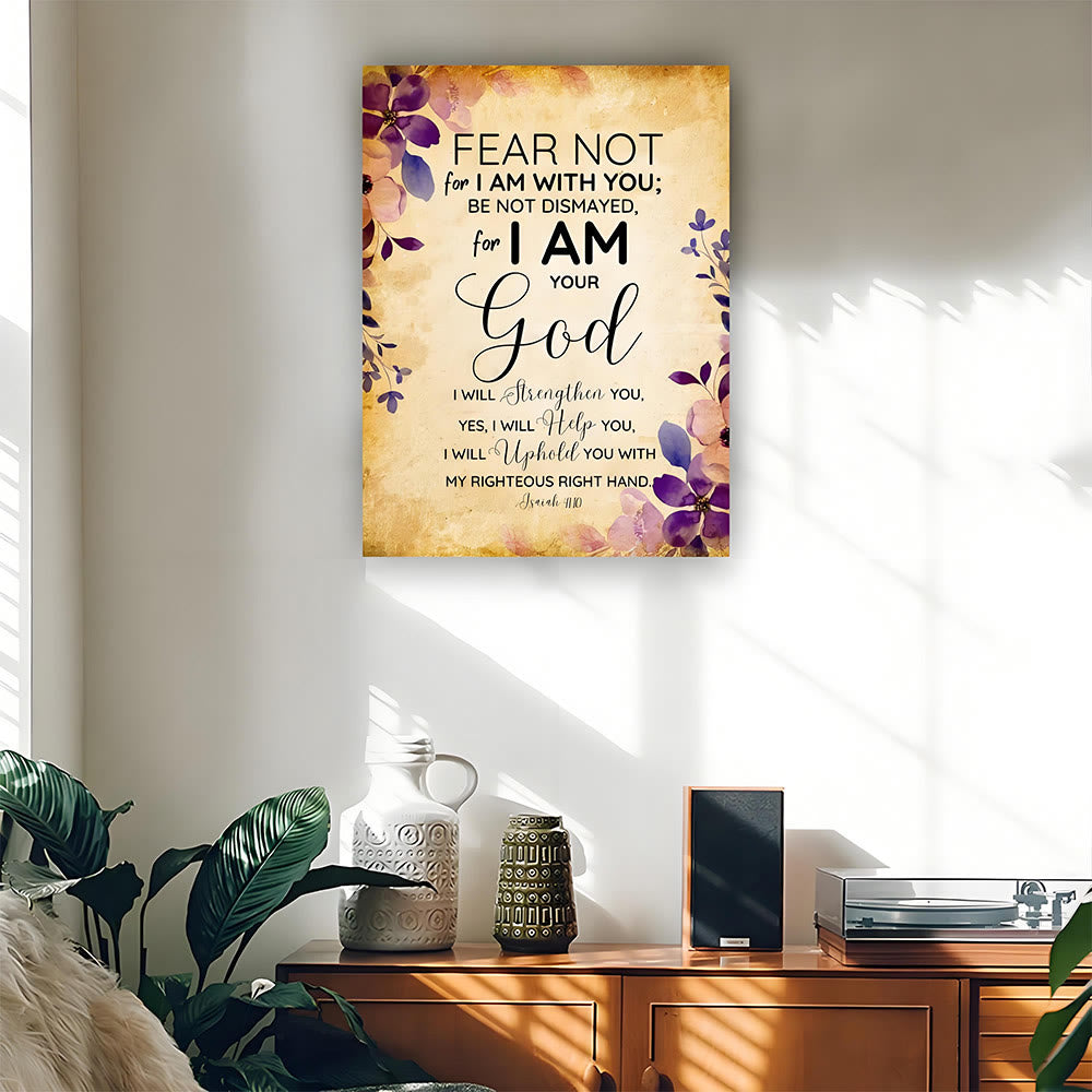Christianartworkshop Isaiah 41:10 Scripture Wall Art Prints: Divine Comfort & Faithful Assurance - image 1