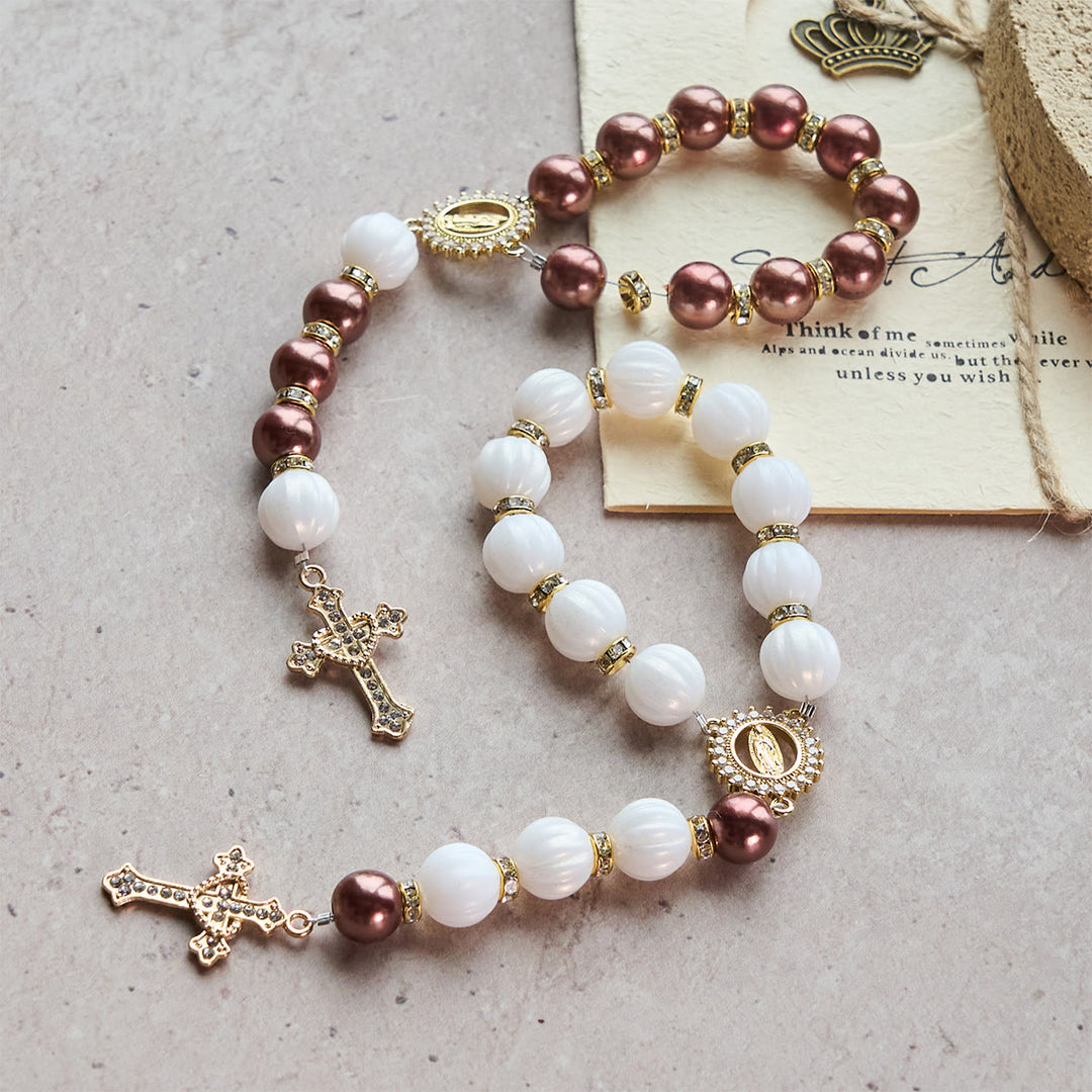 Christianartworkshop Marian Accent Pocket Rosary: Heavenly Guidance & Spiritual Connection - image 2