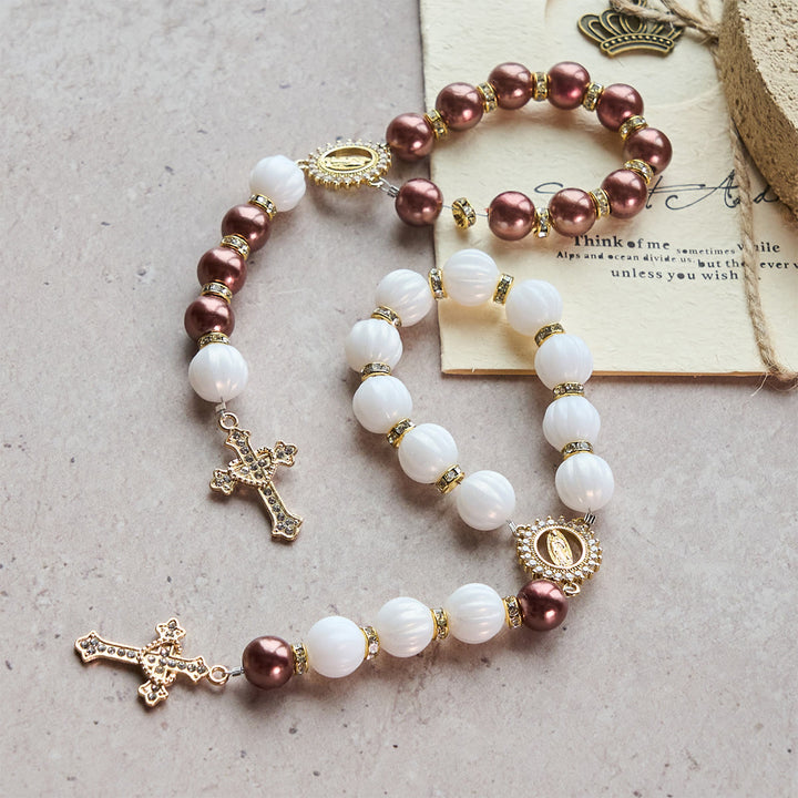 Christianartworkshop Marian Accent Pocket Rosary: Heavenly Guidance & Spiritual Connection - image 2