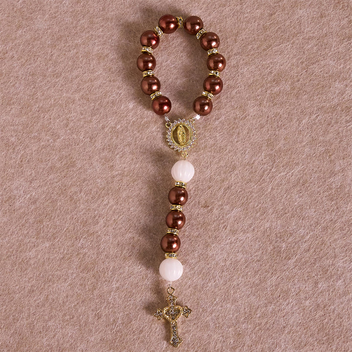 Christianartworkshop Marian Accent Pocket Rosary: Heavenly Guidance & Spiritual Connection - image 5
