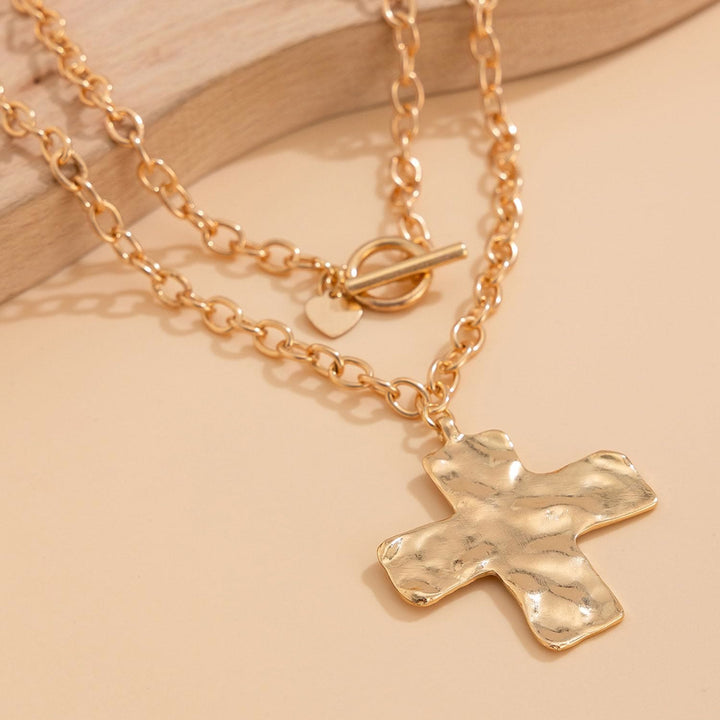 Christianartworkshop Hammered Cross Series Necklace: Contemporary Faith & Stylish Devotion - image 2