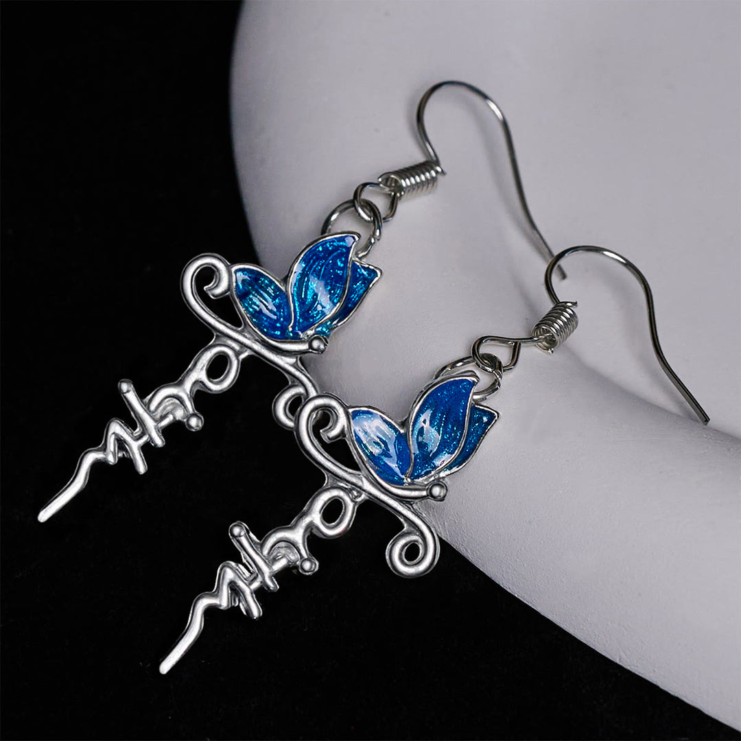 Christianartworkshop Butterfly Cross Jewelry Set: Devotion & Artful Symbolism - Earrings - image 2