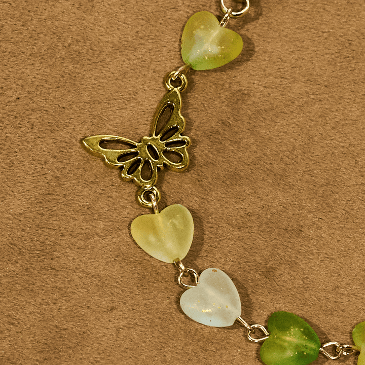 Christianartworkshop Green Heart & Butterfly Rosary, Bracelet: Devotion & Artful Spirituality - image 7