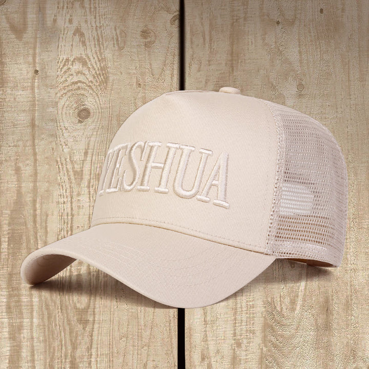 Christianartworkshop YESHUA Embroidered Trucker Cap: Faith - Filled Style & Spiritual Identity - image 1