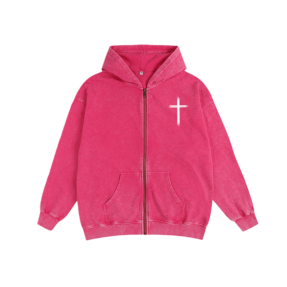Christianartworkshop Dove & Cross Jesus Saves Hooded Jacket: Spiritual Comfort for Every Day - image 30